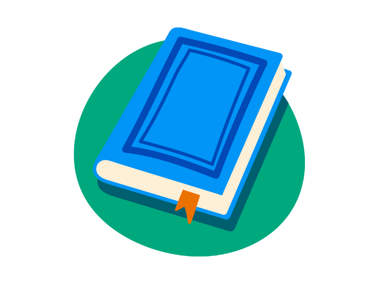 Illustration of a book