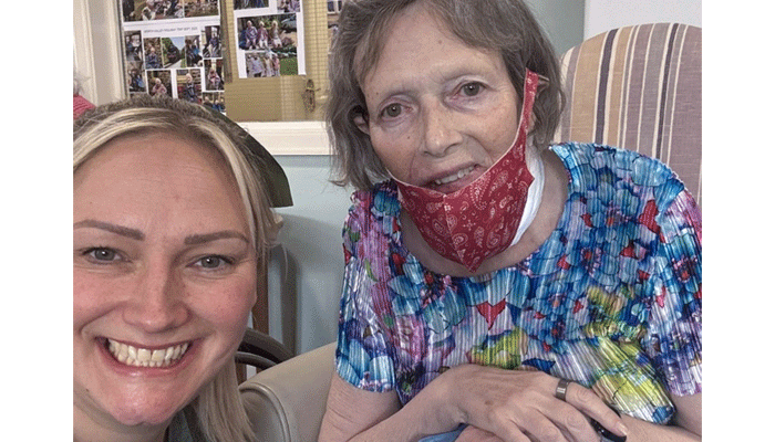 Katy and her mum Carol, Mother's Day run, the Sue Ryder Keighley 5k
