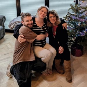 Phil and Anna Brown with the Family Christmas 2025