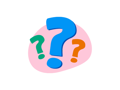 Illustration of question marks