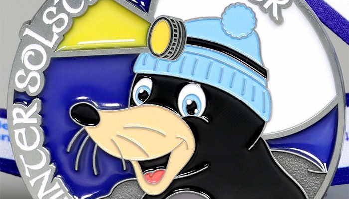 The Winter Solstice Strider 2025 mole medal